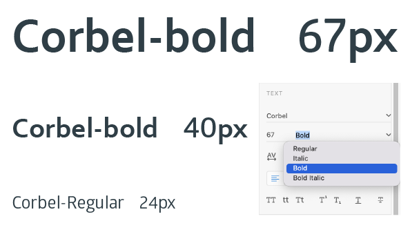 字型